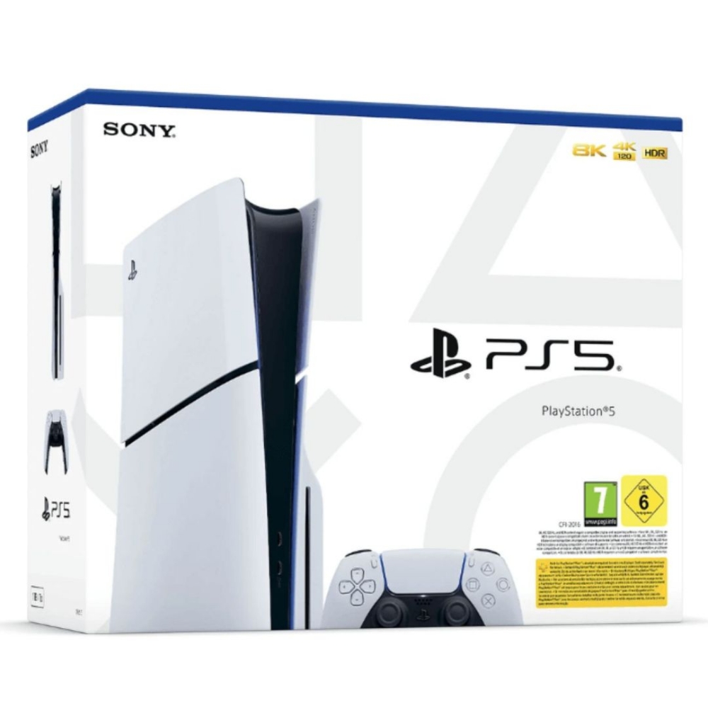 Immagine di CONSOLE PS5 DIGITAL EDITION SLIM 1TB SONY BUNDLE DOPPIO GAMEPAD WHITE ITALIA