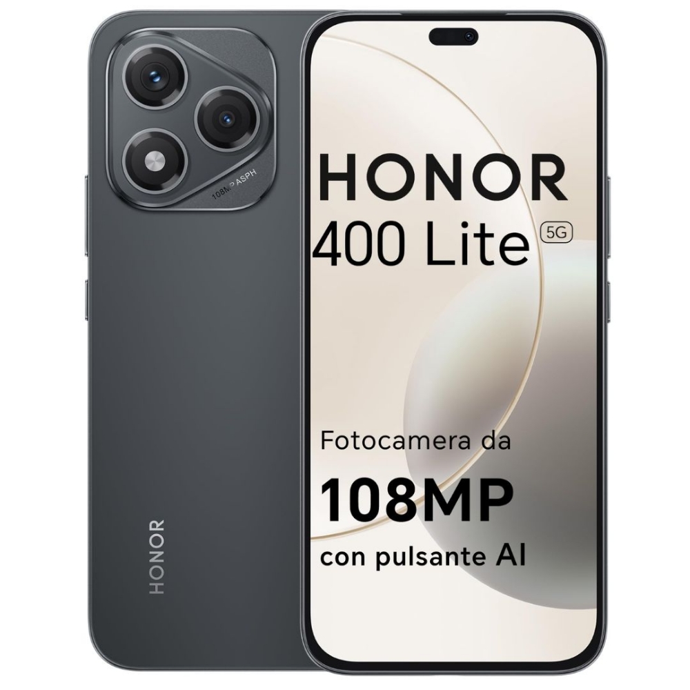 Immagine di SMARTPHONE HONOR 400 LITE 5G 8+256 BLACK ITALIA