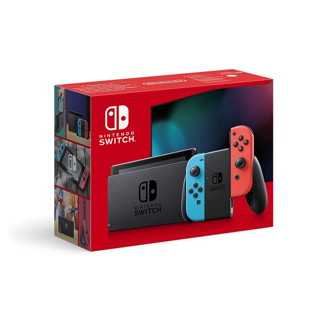 Immagine di CONSOLE NINTENDO SWITCH (NEW REVISED MODEL 2022) NINTENDO JOY-CON ROSSO/BLU NEON IT