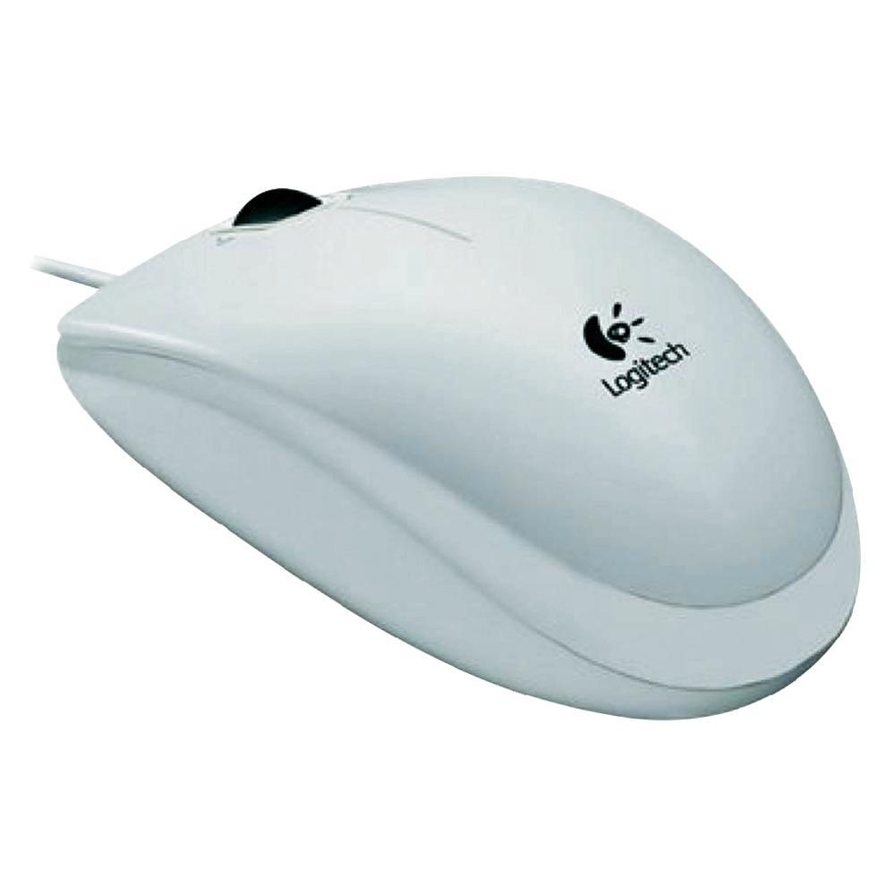 Picture of MOUSE OTTICO USB LOGITECH B100 WHITE 910-003360
