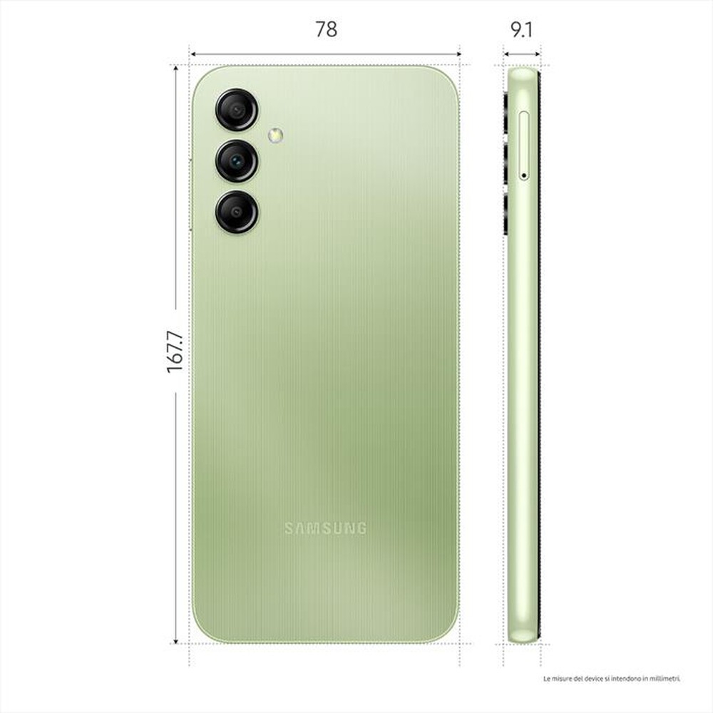 Picture of SMARTPHONE SAMSUNG A145 GALAXY A14 128GB DUOS LIGHT GREEN ITALIA