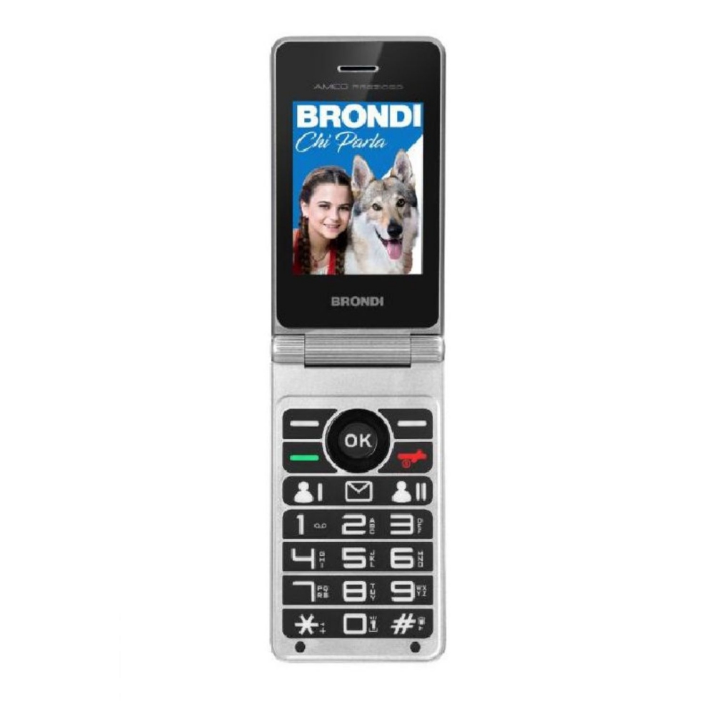 Picture of CELLULARE BRONDI AMICO PREZIOSO DUOS BLUE METAL ITALIA