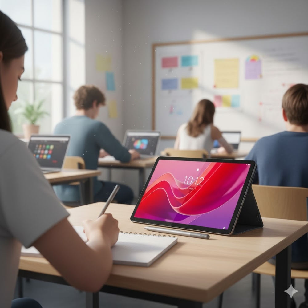 Picture of TABLET LENOVO ZADA0095IT M11 FHD 11" 4+128GB WI-FI ANDROID 13 LUNA GREY PENNA INCLUSA ITALIA