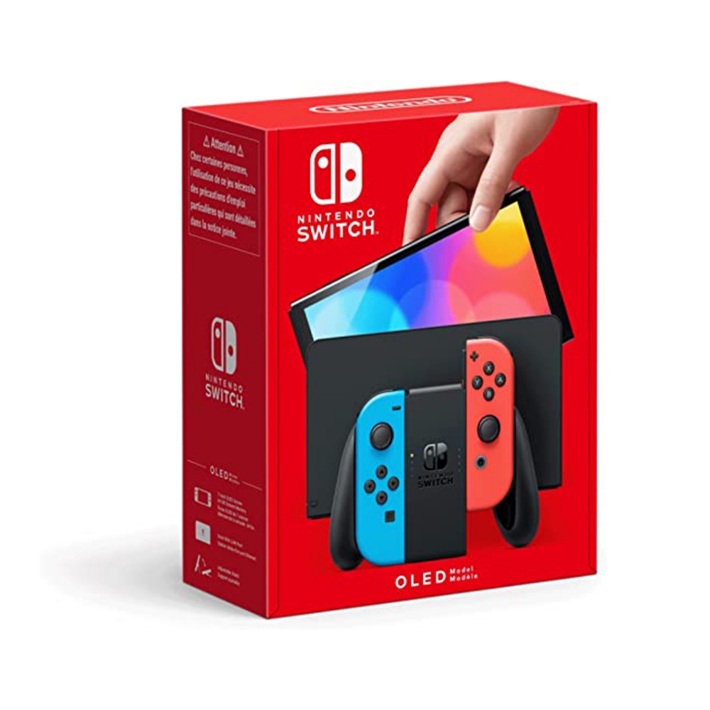 Picture of CONSOLE NINTENDO SWITCH OLED JOY-CON ROSSO/BLU NEON ITALIA