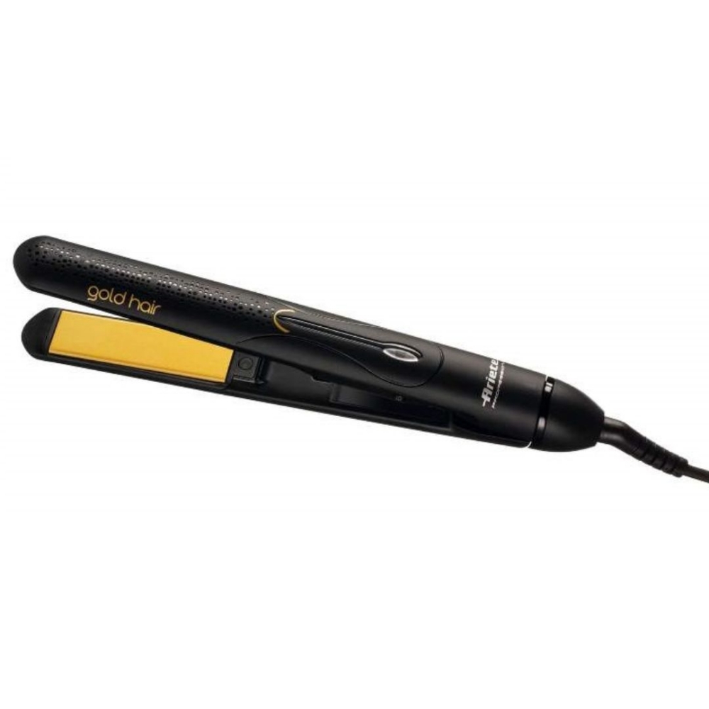 Picture of PIASTRA PER CAPELLI ARIETE GOLD HAIR PERFECT STRAIGHTAR8144 BLACK
