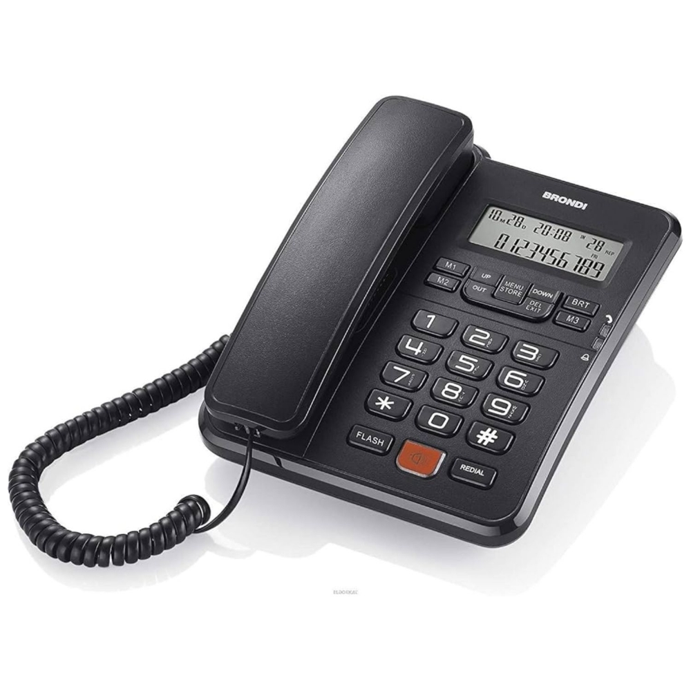 Immagine di TELEFONO DA CASA BRONDI OFFICE DESK BLACK