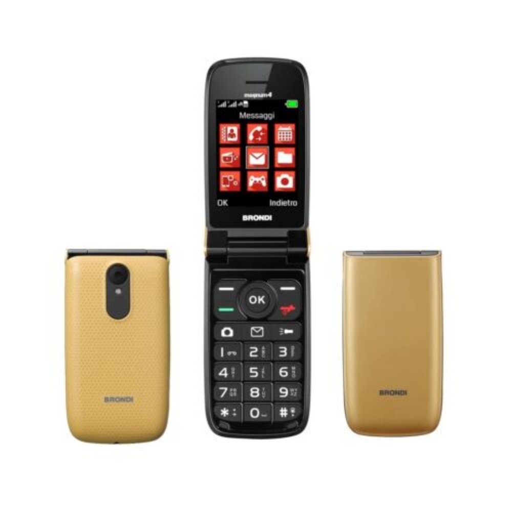 Picture of CELLULARE BRONDI MAGNUM 4 DUOS GOLD ITALIA