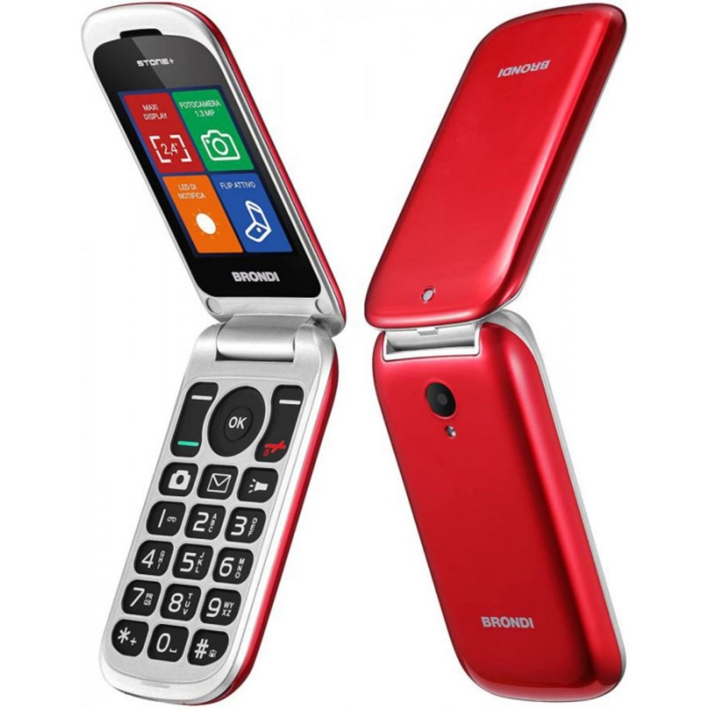 Picture of CELLULARE BRONDI STONE+ DUOS RED ITALIA