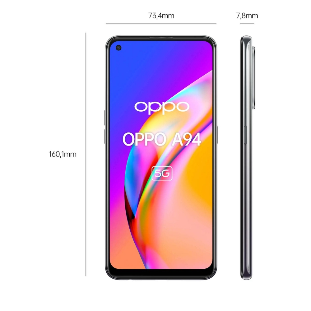 Picture of SMARTPHONE OPPO A94 5G 8+128GB DUOS FLUID BLACK ITALIA