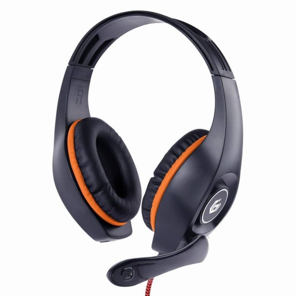 Picture of CUFFIA GAMING TECHMADE GEMBIRD CON CONTROLLO DEL VOLUME ARANCIO-NERE GHS-05-O