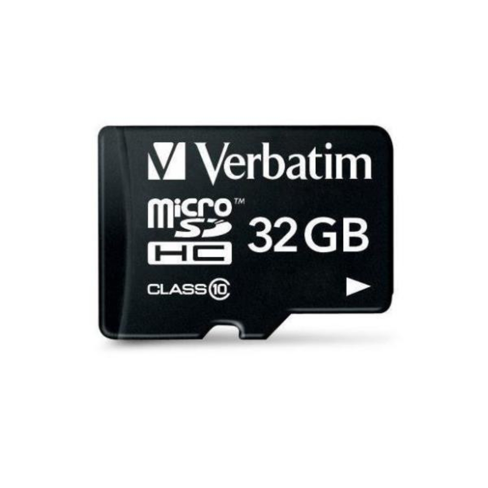Picture of MEMORY CARD MICRO SD/TRANSFLASH 32GB VERBATIM CLASSE 10 44083