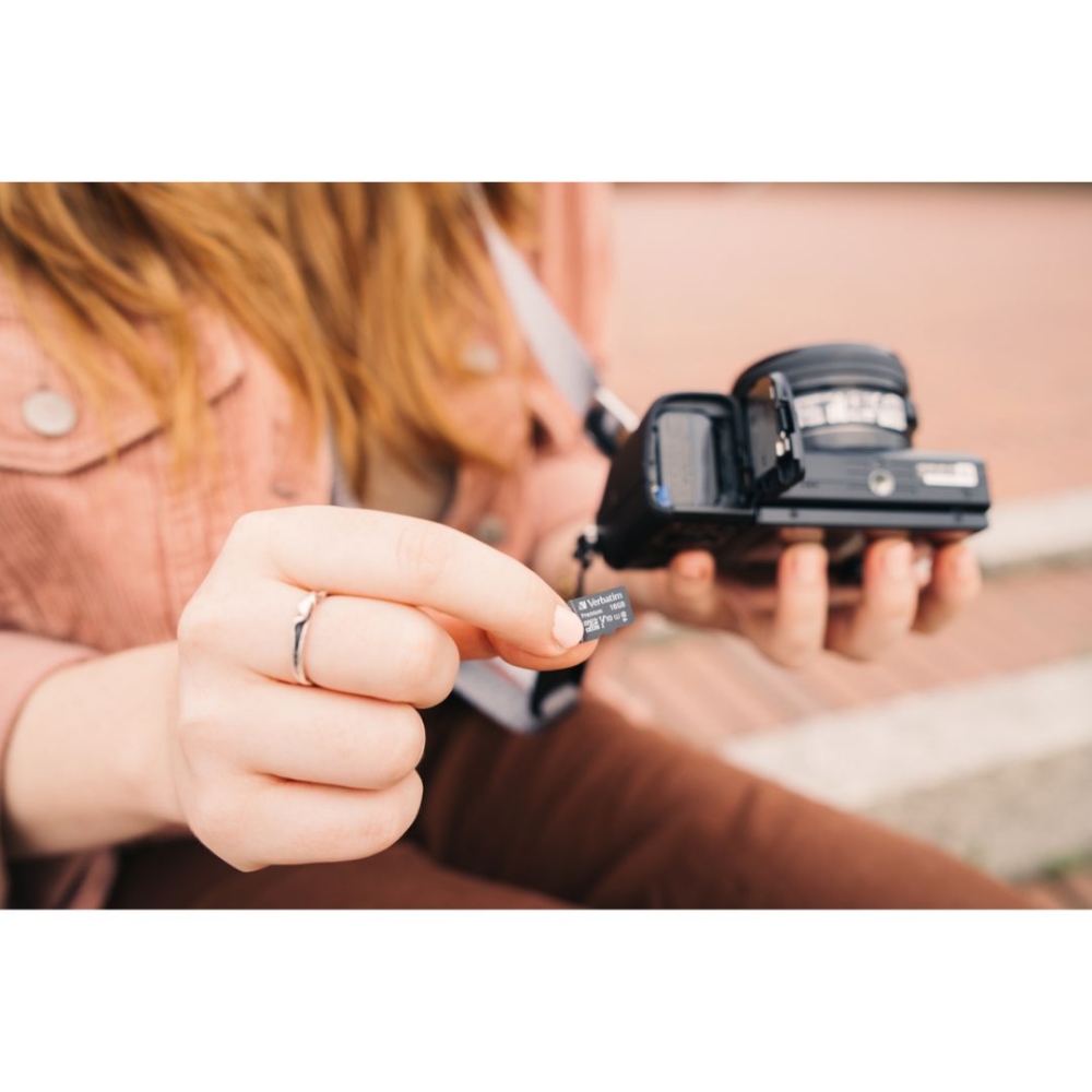 Picture of MEMORY CARD MICRO SD/TRANSFLASH 16GB VERBATIM CLASSE 10 44082