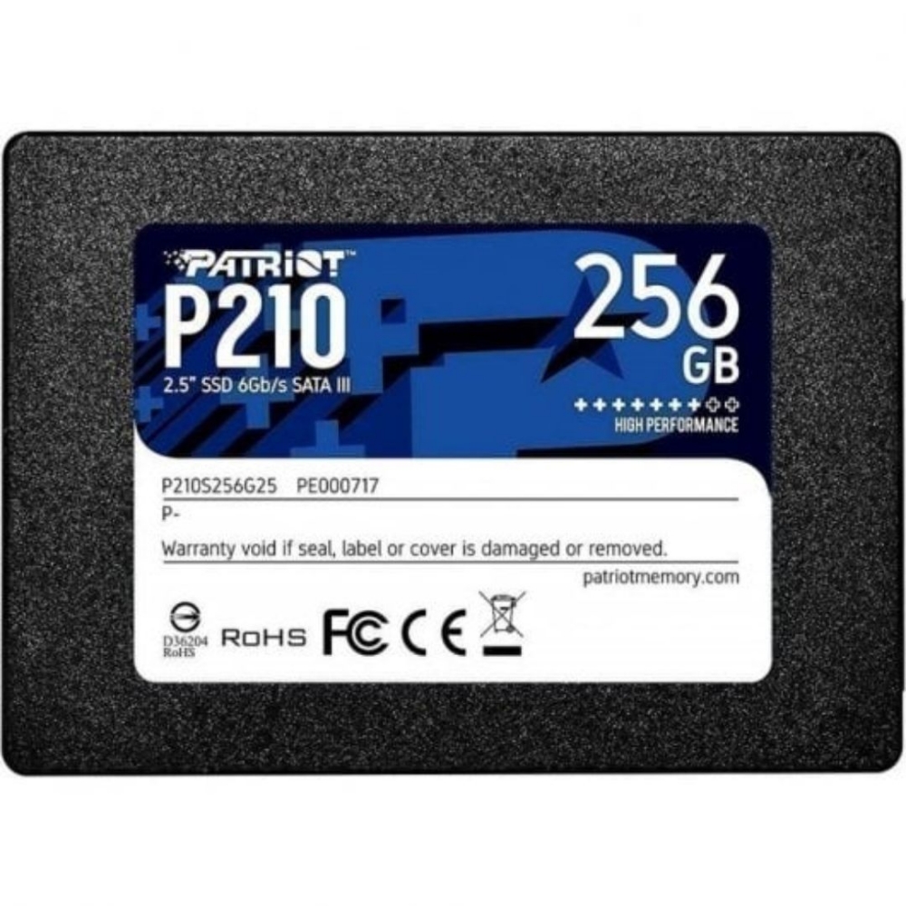 Immagine di HARD DISK 2,5 SSD 256GB PATRIOT P210S256G25