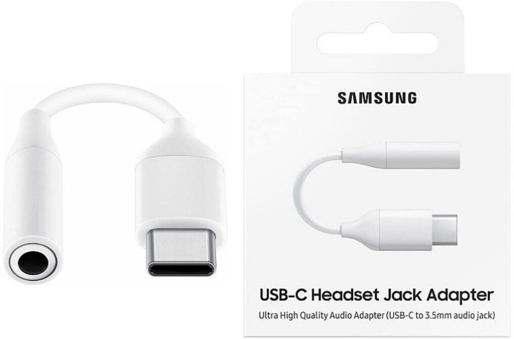 Picture of ADATTATORE DA TYPE-C A JACK 3.5MM SAMSUNG EE-UC10JUWEGWW WHITE
