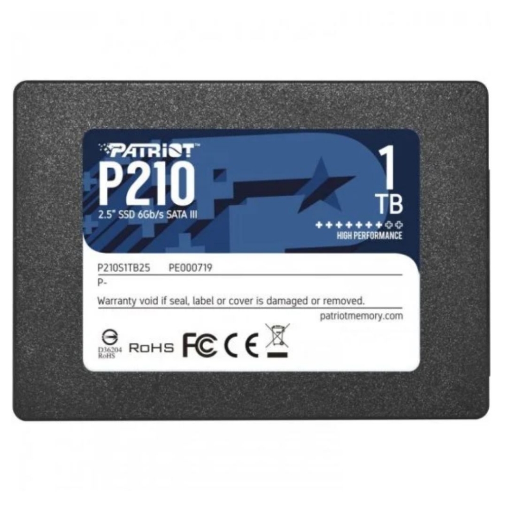 Picture of HARD DISK 2,5 SSD 1TB PATRIOT P210 P210S1TB25