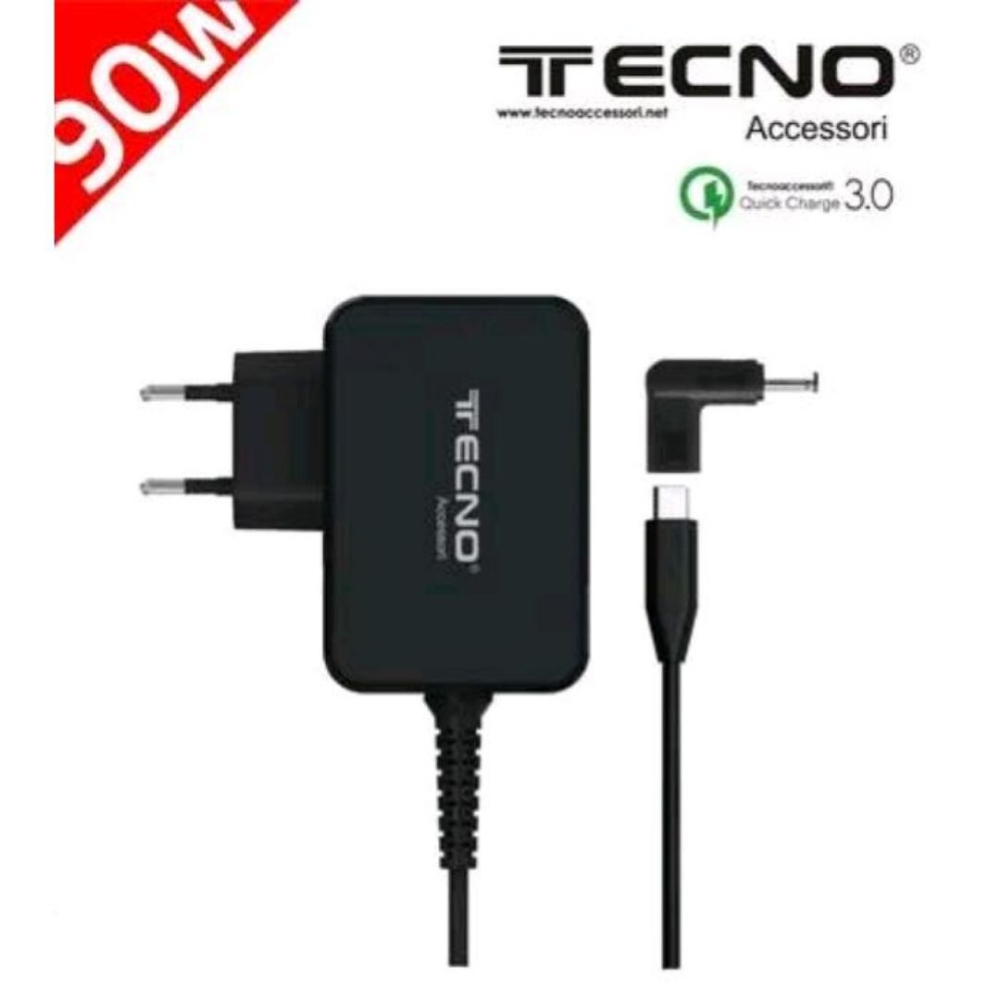 Immagine di ALIMENTATORE UNIVERSALE PER NOTEBOOK TECNO ACCESSORI 90W TYPE-C 7069