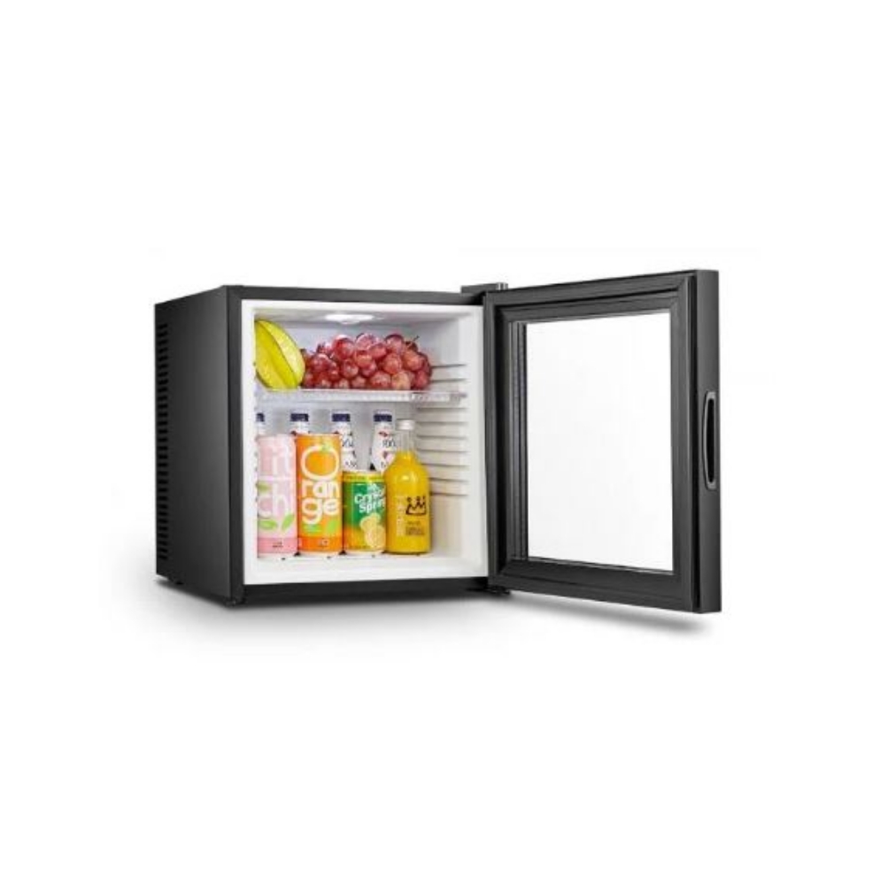 Picture of FRIGO BAR CON PORTA IN VETRO 23LT MELCHIONI ICEBERG GLASS BLACK