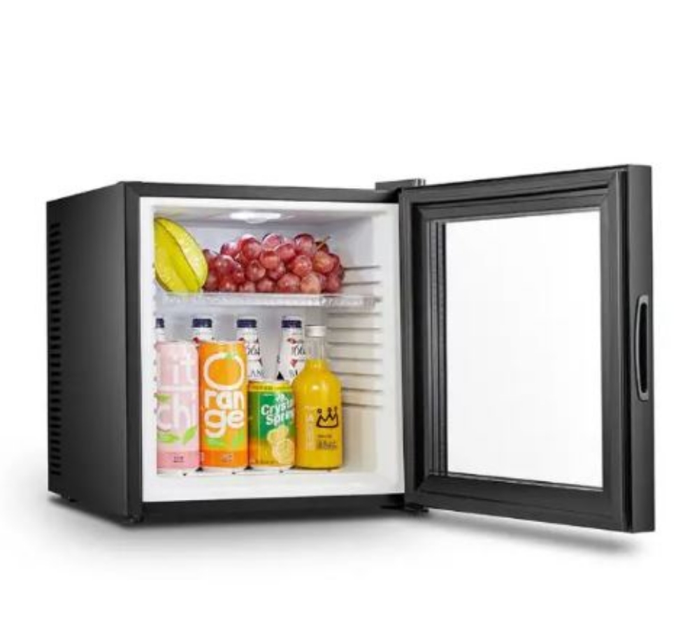 Picture of FRIGO BAR CON PORTA IN VETRO 23LT MELCHIONI ICEBERG GLASS BLACK