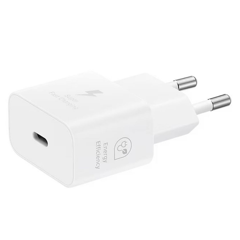 Picture of CARICABATTERIA DA RETE SAMSUNG SUPER FAST CHARGING 25W USB-C EP-T2510NWEGEU WHITE