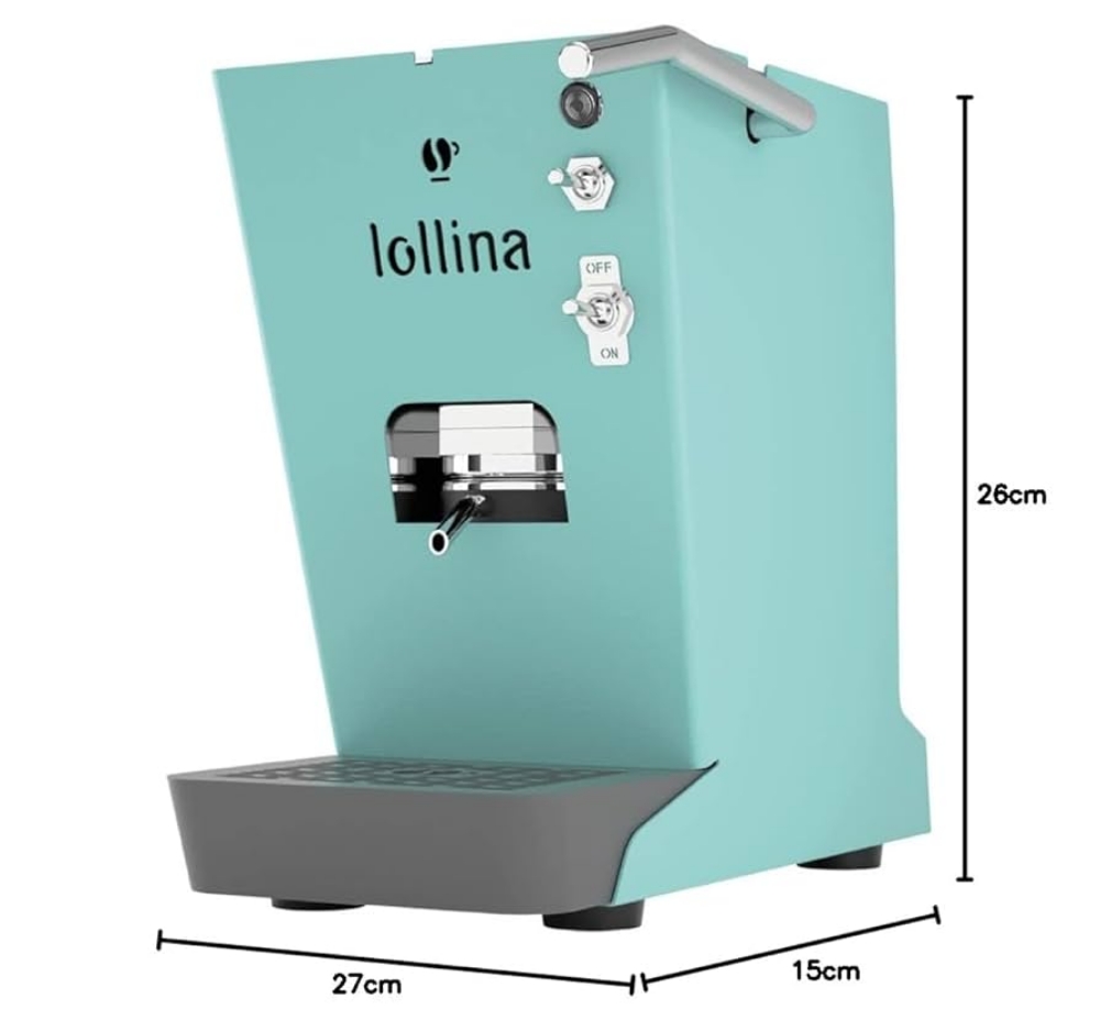 Picture of MACCHINA DA CAFFE' LOLLO CAFFE' LOLLINA BASIC WHITE + BOX 40 CIALDE LOLLO MIX CLASSICA