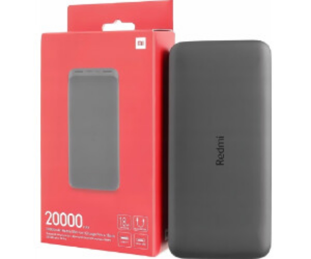 Immagine di POWER BANK XIAOMI REDMI 18W FAST CHARGE BLACK 20000 MAH