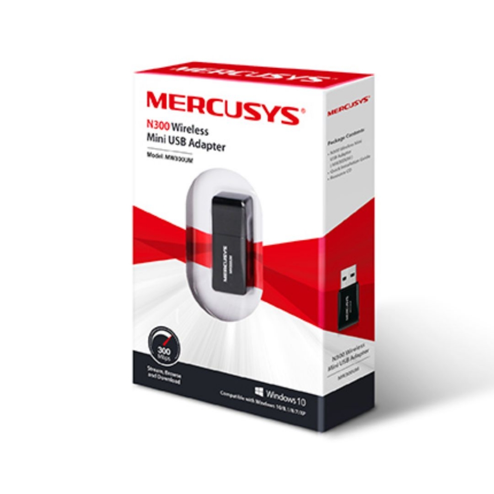 Immagine di USB ADAPTER 300M WIRELESS MERCUSYS MW300UM