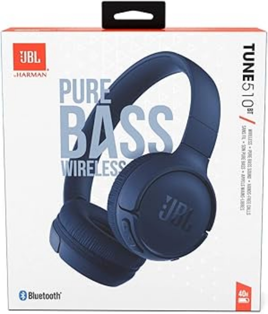 Picture of CUFFIE WIRELESS JBL TUNE 510 ON-EAR T510BTBLUEU BLUE