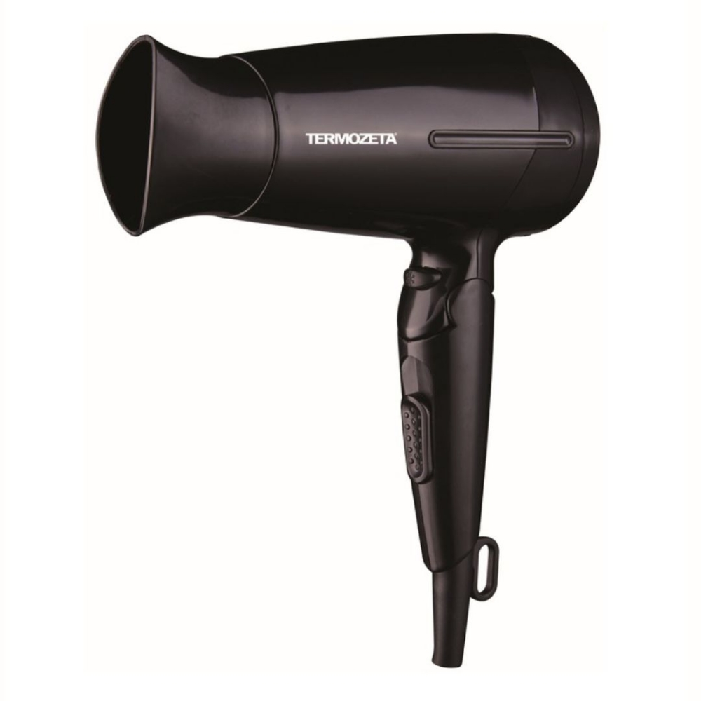 Picture of ASCIUGACAPELLI DA VIAGGIO PIEGHEVOLE 1600W TERMOZETA AIR VOYAGE 73048 BLACK