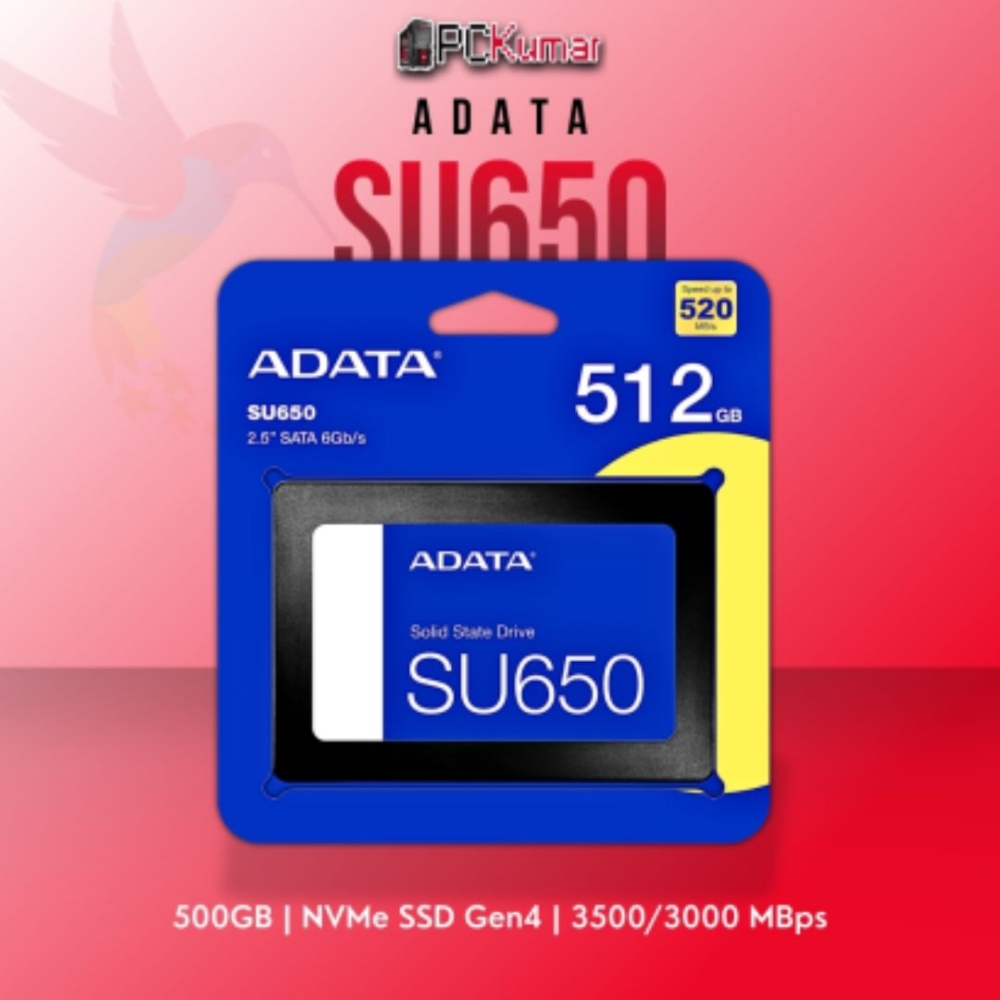 Picture of HARD DISK 2,5 SSD 512GB ADATA ASU650SS-512GT-R