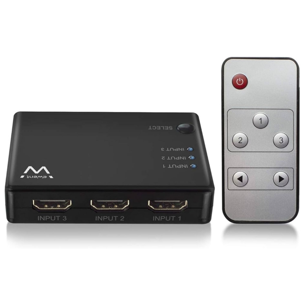 Immagine di SWITCH 3 PORTE HDMI 4K EWENT EW3730