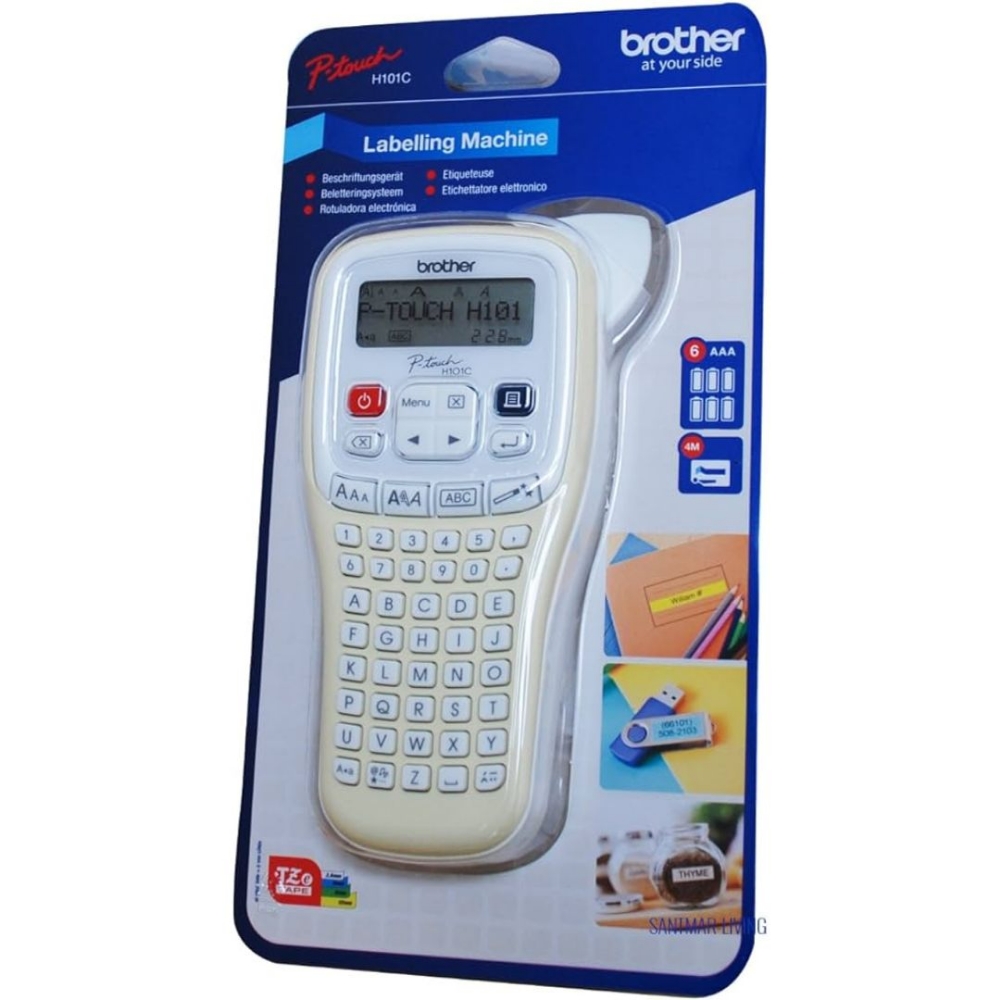 Immagine di ETICHETTATRICE BROTHER PT-H107B WHITE/BLUE