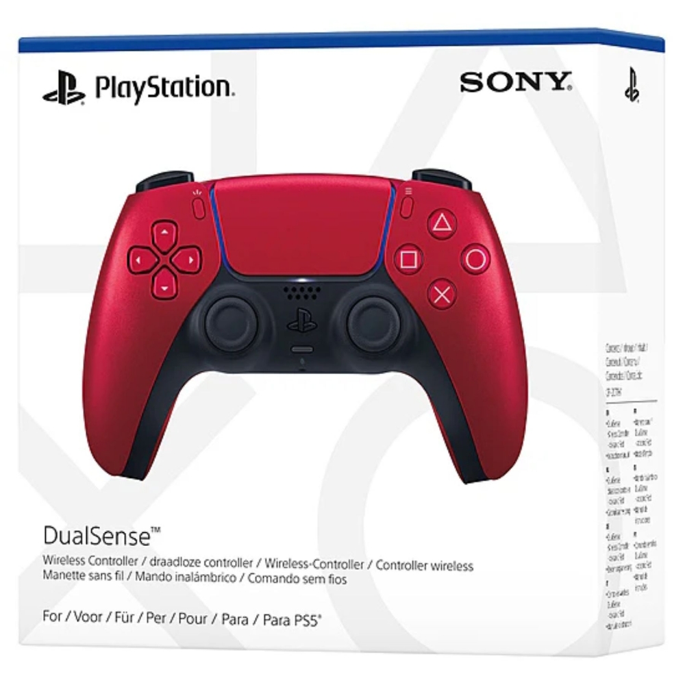 Immagine di GAMEPAD PS5 SONY WIRELESS DUAL SENSE VOLCANIN RED ITALIA