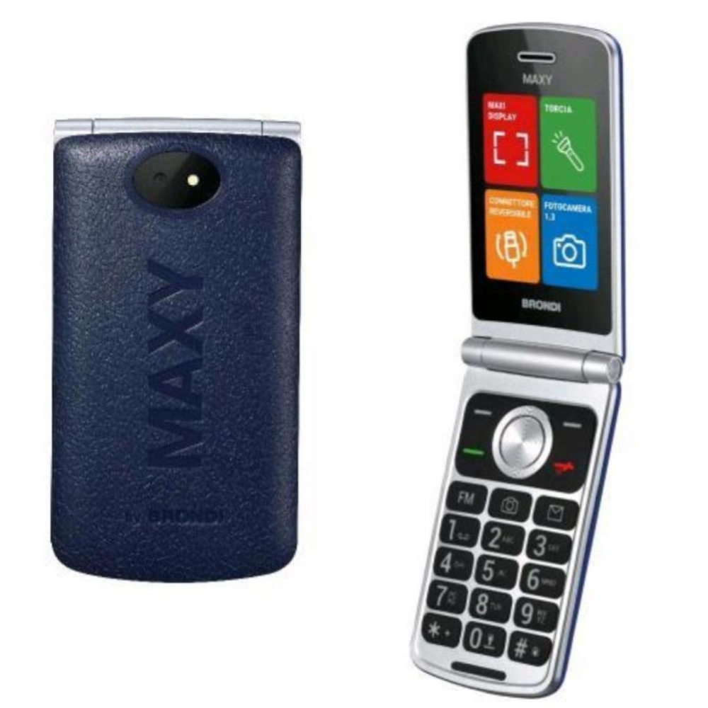 Immagine di CELLULARE BRONDI MAXY DUOS DARK BLUE ITALIA