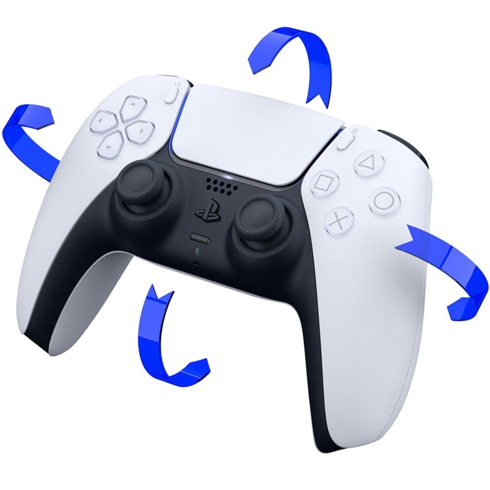 Immagine di GAMEPAD PS5 SONY WIRELESS DUAL SENSE WHITE/BLACK ITALIA