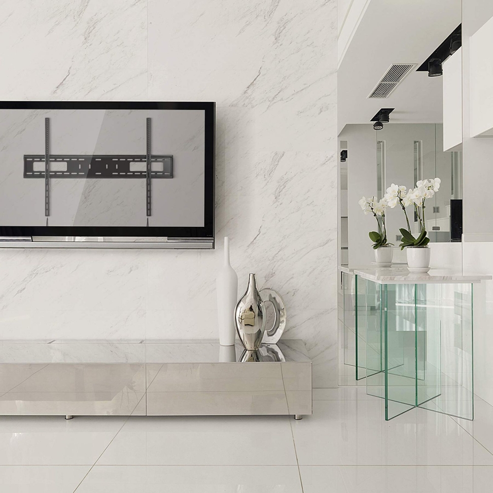 Immagine di STAFFA MONTAGGIO PER TV A MURO CON SUPPORTO FISSO 60"-100" SUPERIOR SUPSTV007