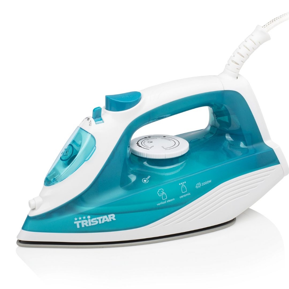 Picture of FERRO DA STIRO CERAMICO A VAPORE TRISTAR 2000W ST-8300 BLU