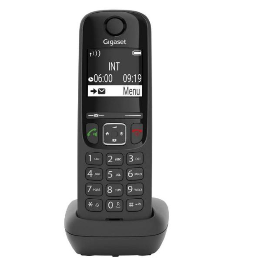 Immagine di CORDLESS SIEMENS GIGASET AS690 BLACK