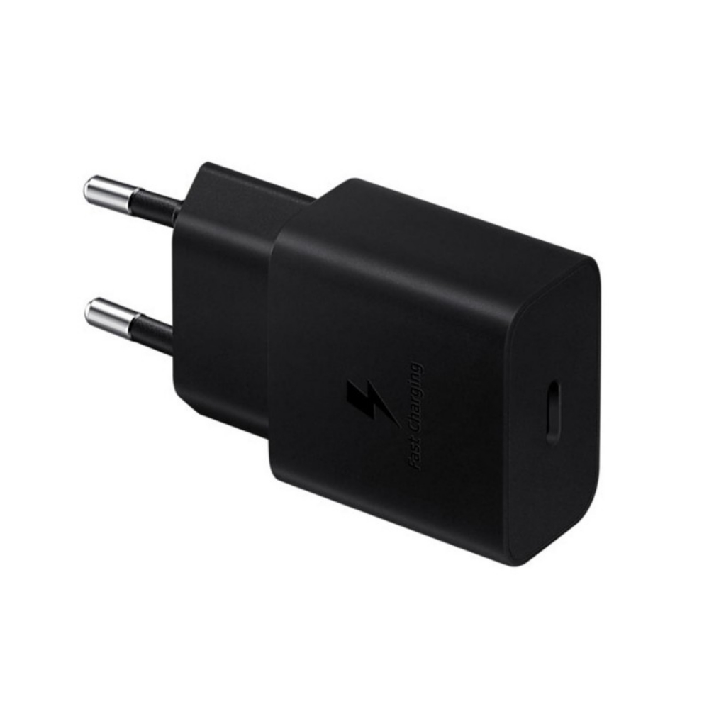 Immagine di CARICABATTERIA DA RETE SAMSUNG SUPER FAST CHARGING 15W USB-C EP-T1510NBEGEU BLACK.