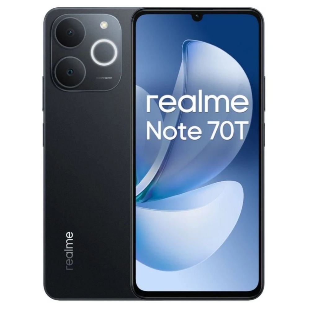 Picture of SMARTPHONE REALME NOTE 70T 4+256GB DUOS OBSIDIAN BLACK