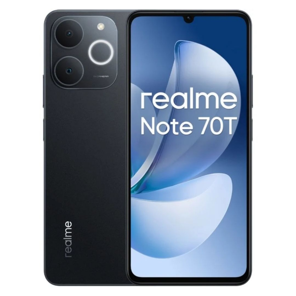 Picture of SMARTPHONE REALME NOTE 70T 4+256GB DUOS OBSIDIAN BLACK