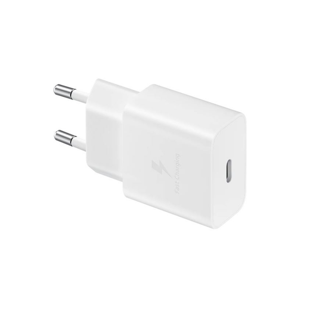Picture of CARICABATTERIA DA RETE SAMSUNG SUPER FAST CHARGING 15W USB-C EP-T1510NWEGEU WHITE.