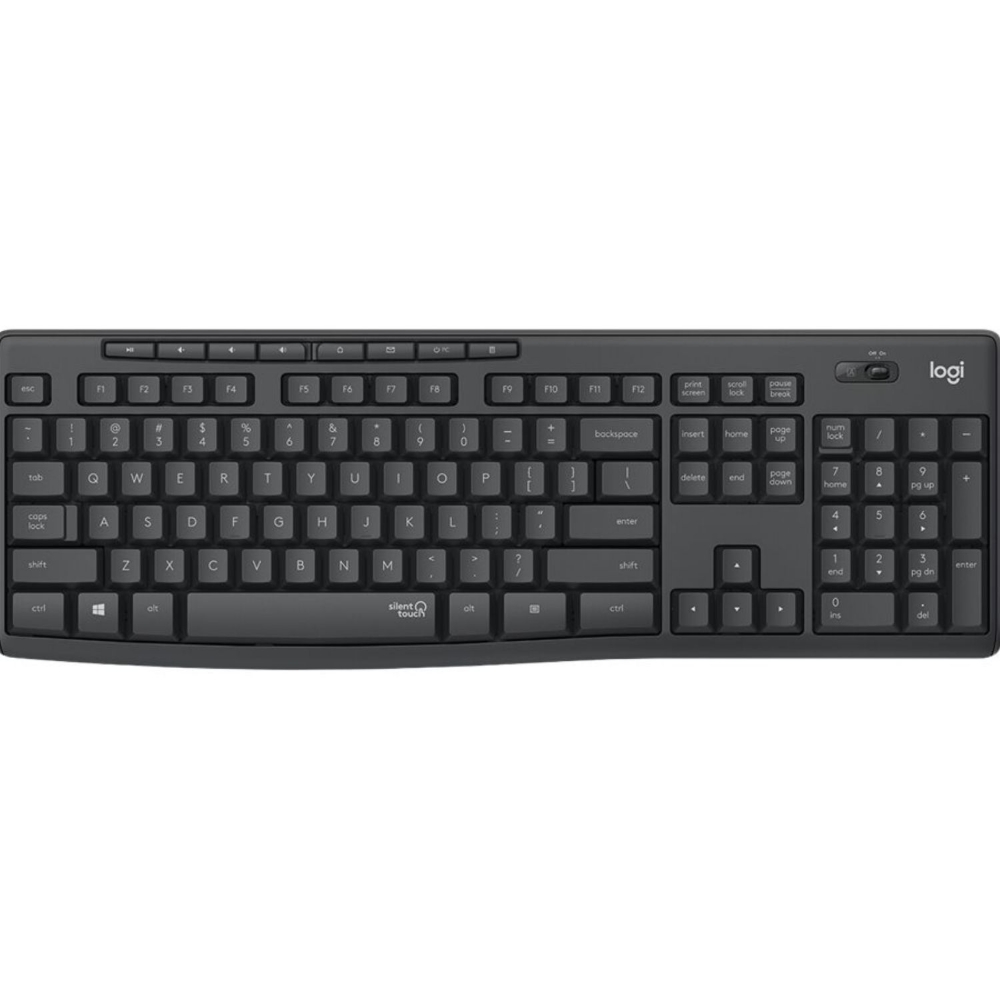 Immagine di TASTIERA + MOUSE OTTICO WIRELESS LOGITECH COMBO MK295 920-009797