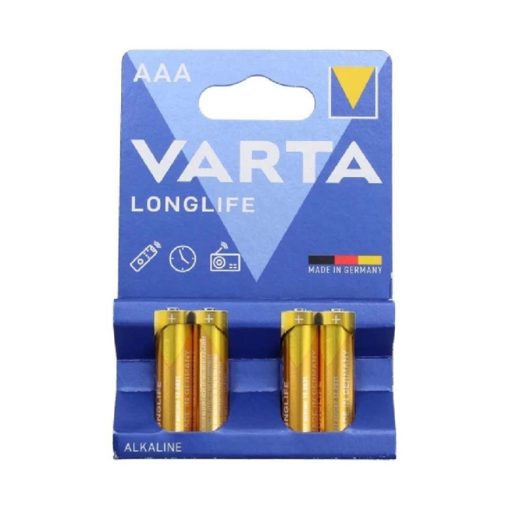 Immagine di BATTERIA LONGLIFE MINISTILO AAA ALCALINA 4PZ VARTA
