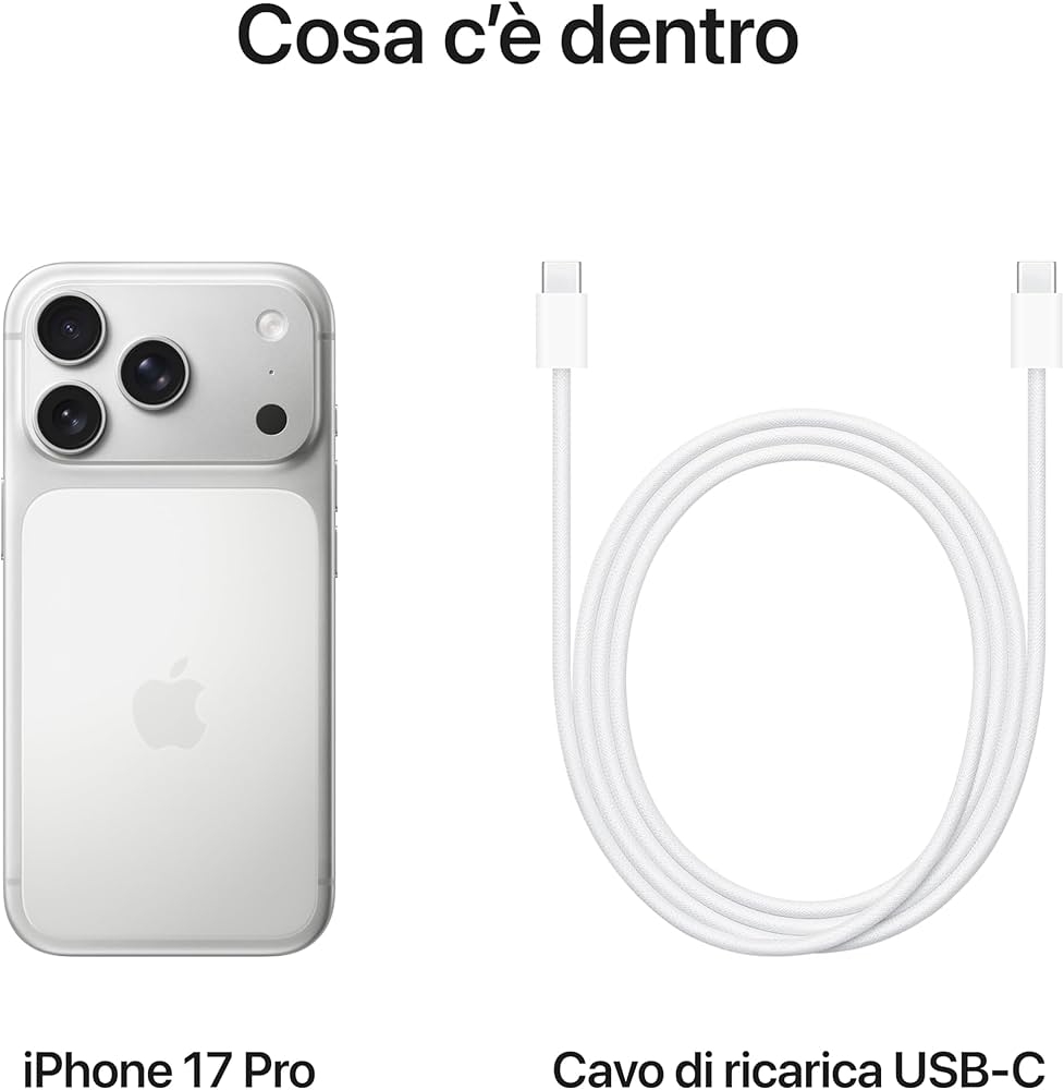 Picture of APPLE IPHONE 17 PRO 256GB MG8G4QL/A SILVER ITALIA