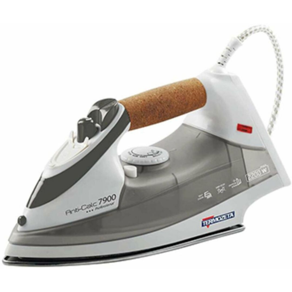 Immagine di FERRO DA STIRO VAPORE 2200W TERMOZETA 7900S WHITE/GREY
