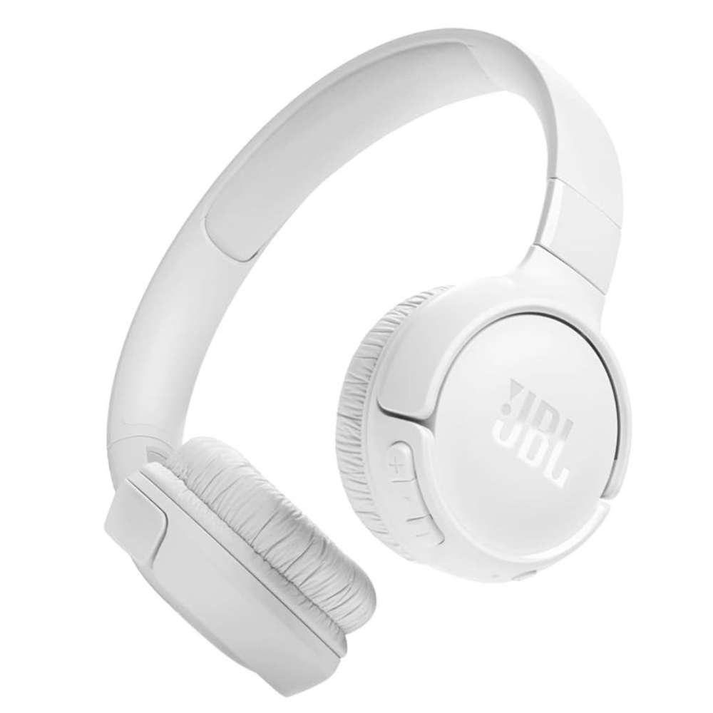 Immagine di CUFFIE WIRELESS JBL TUNE 520 ON-EAR T520BTWHT WHITE