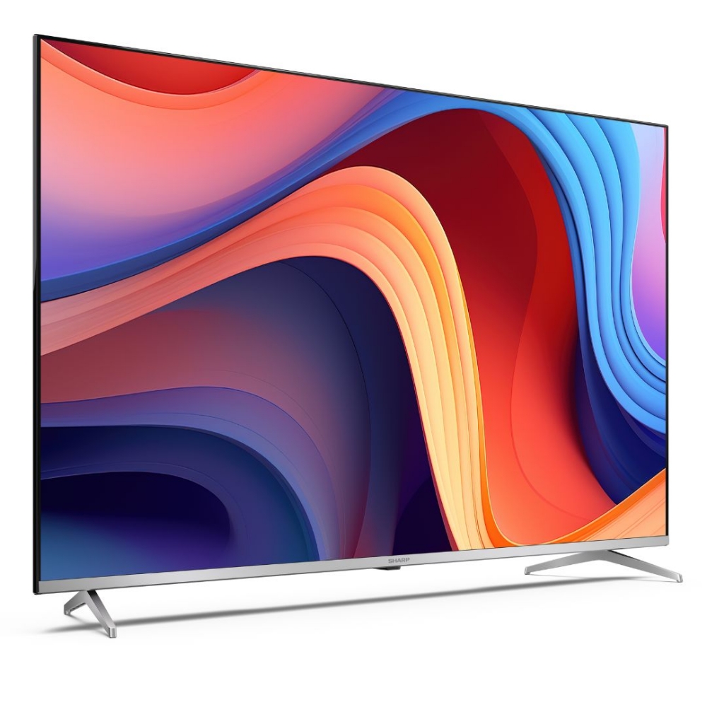 Immagine di TV QLED 55" SHARP AQUOS 55GP6260E SMART TV GOOGLE ITALIA SILVER