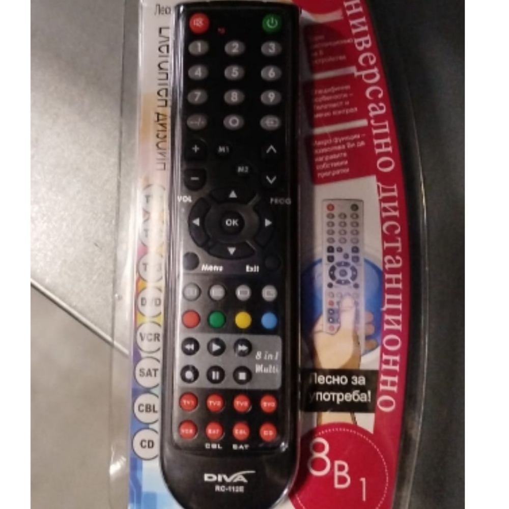 Picture of TELECOMANDO UNIVERSALE PER TV DIVA RC-112E