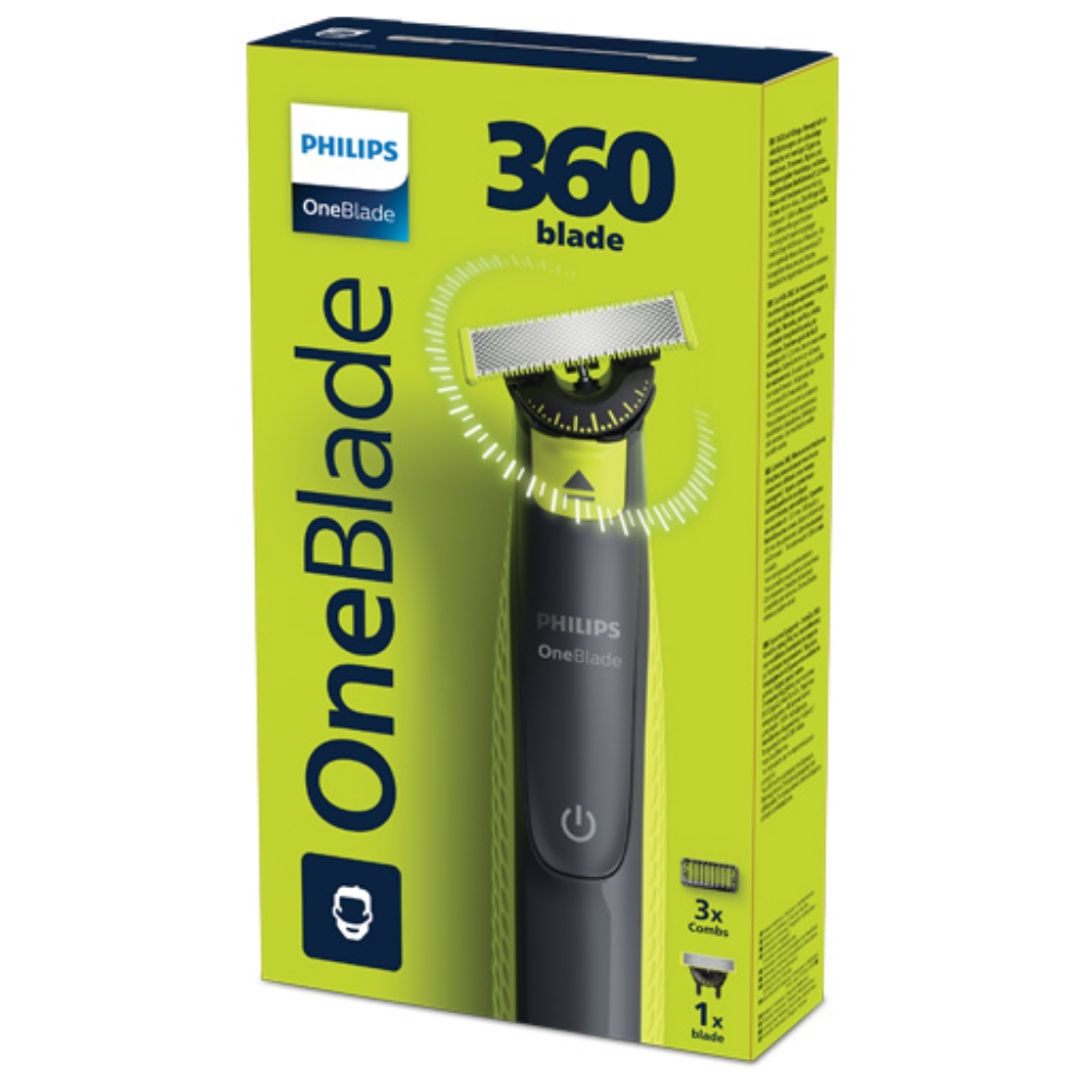 Immagine di RASOIO ELETTRICO RICARICABILE PHILIPS ONE BLADE TUTTO IN 1 QP2724/23