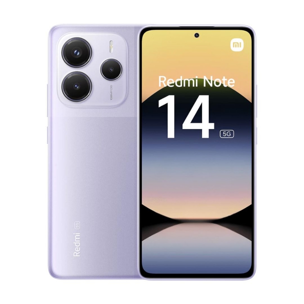 Immagine di SMARTPHONE XIAOMI REDMI NOTE 14 5G 6+128GB DUOS LAVANDER PURPLE ITALIA